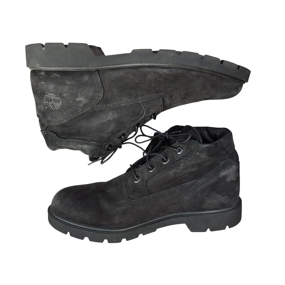 Timberland Waterproof Black Suede Lace‎ Up Chukka Boots Mens Size 12 A17C9